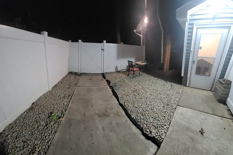 Spacious patio for relaxing 