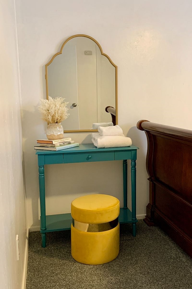 vanity area