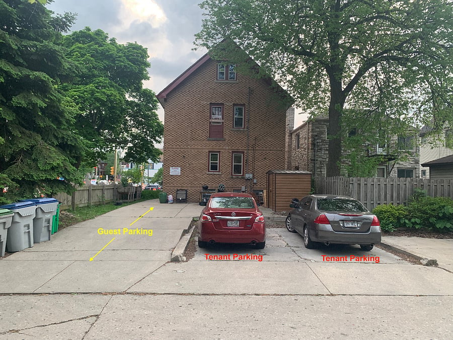 Tandem Parking for up to 2 Cars