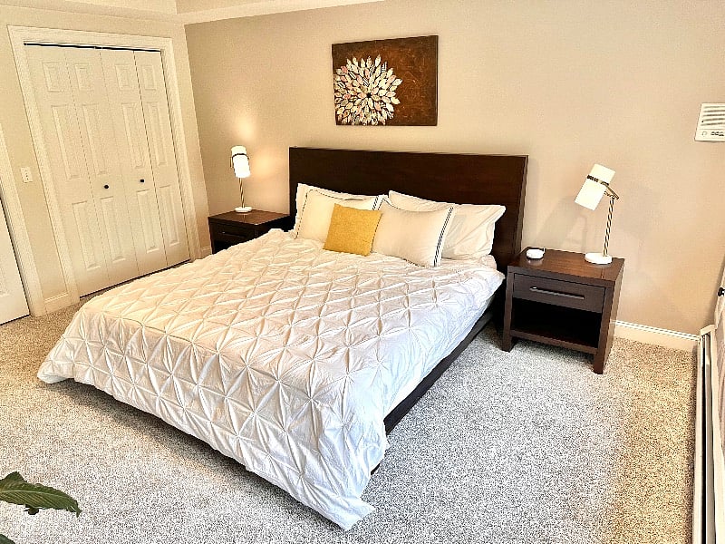 Master Bedroom
Relax on the memory foam mattress