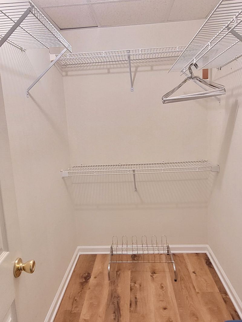 Spacious Walk-In Closet