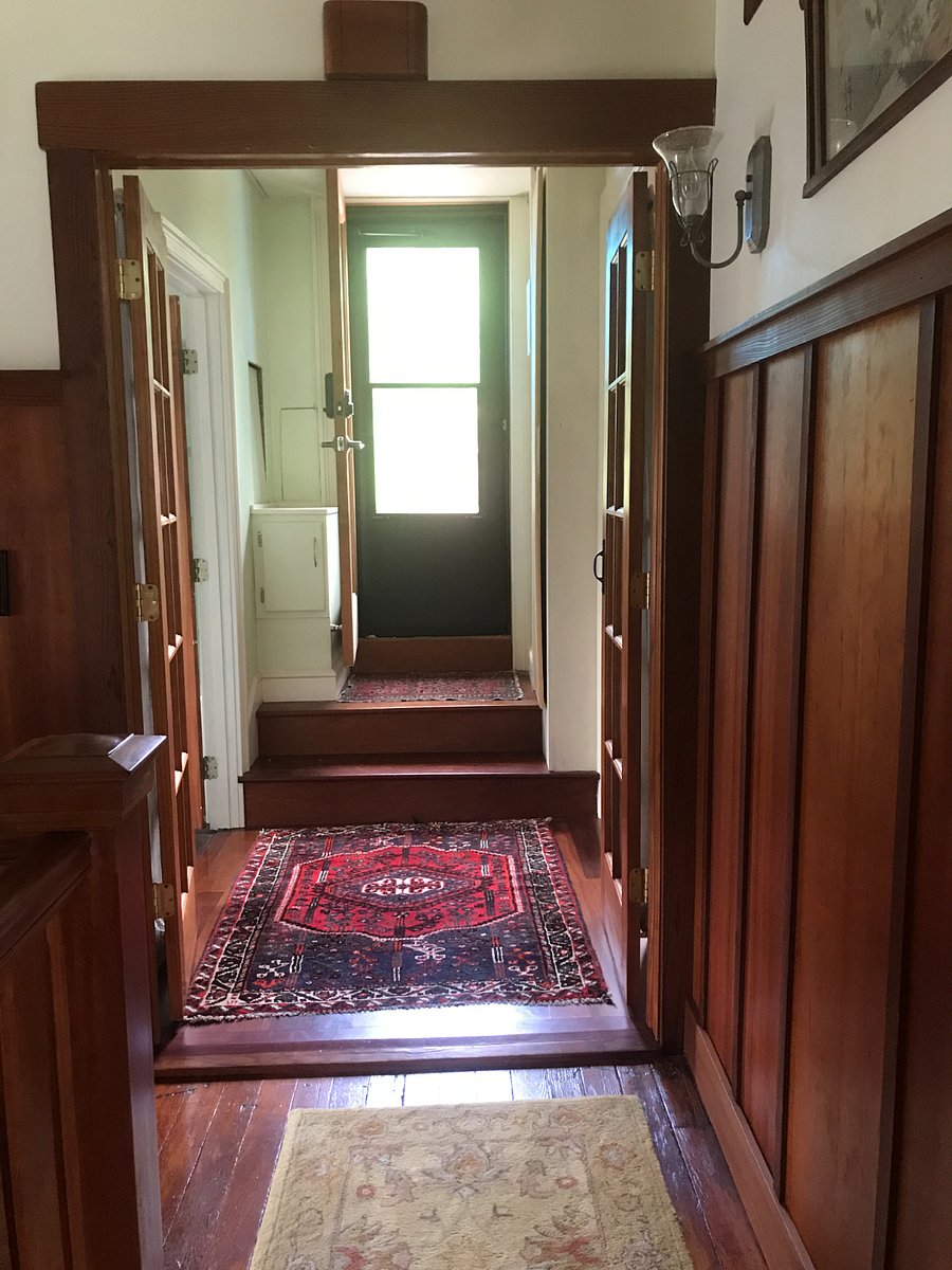 Entry Door to Deck (bedroom to the right, bathroom to the left)
