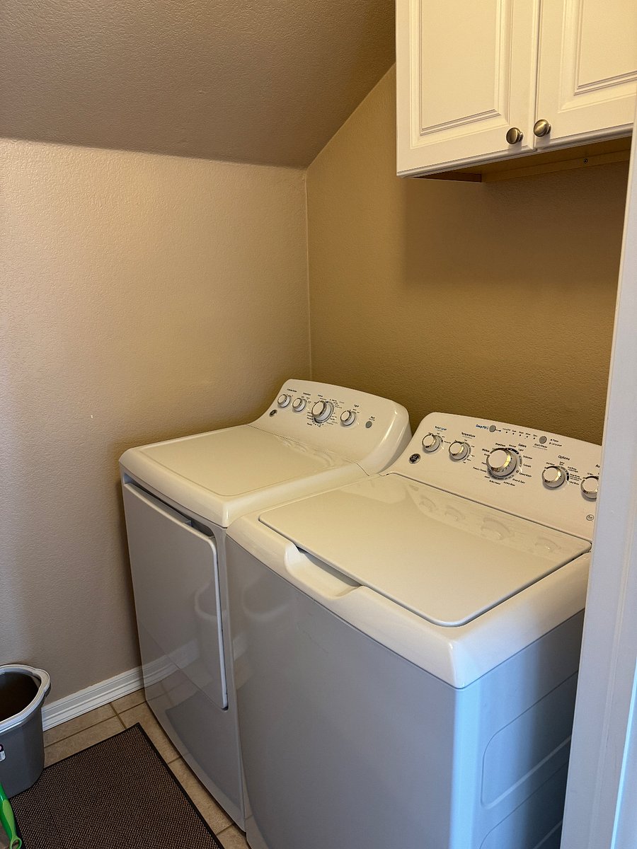 Washer and Dryer.