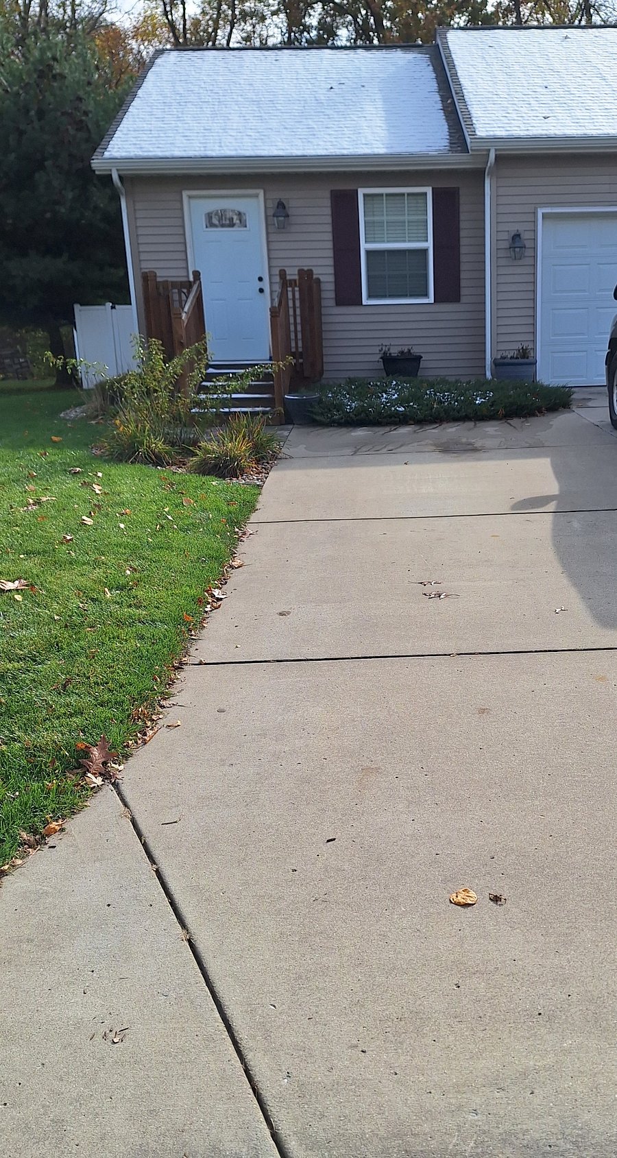 Your own private parking space in the driveway in front of the unit.