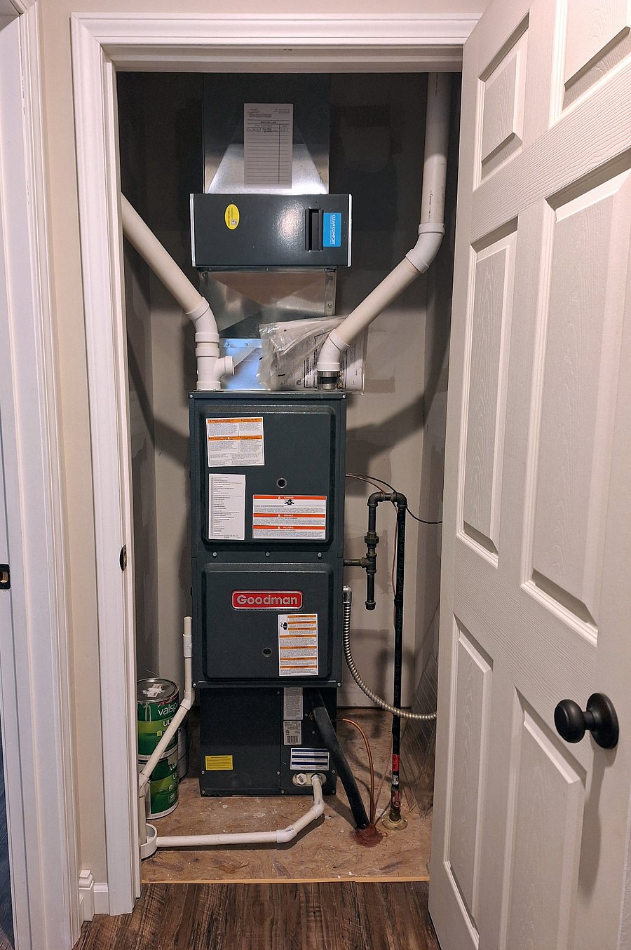 Unit has own HVAC.