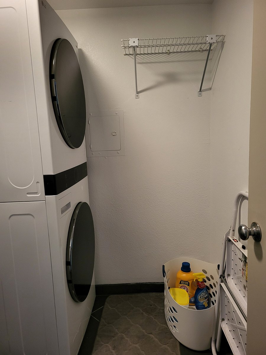 Laundry room on main floor with laundry sink (not shown)