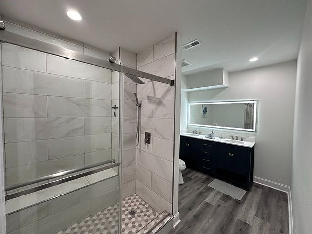 Full Bathroom includes Double Sinks, Shower Bench