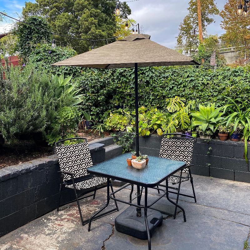 Shared back patio area.