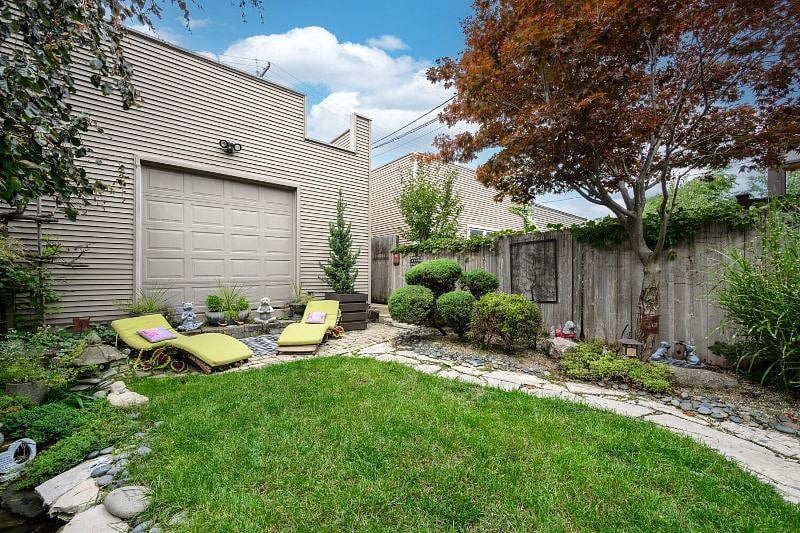 Backyard garden space
