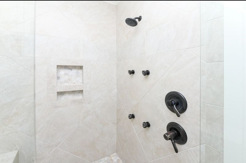 Master walk in shower!