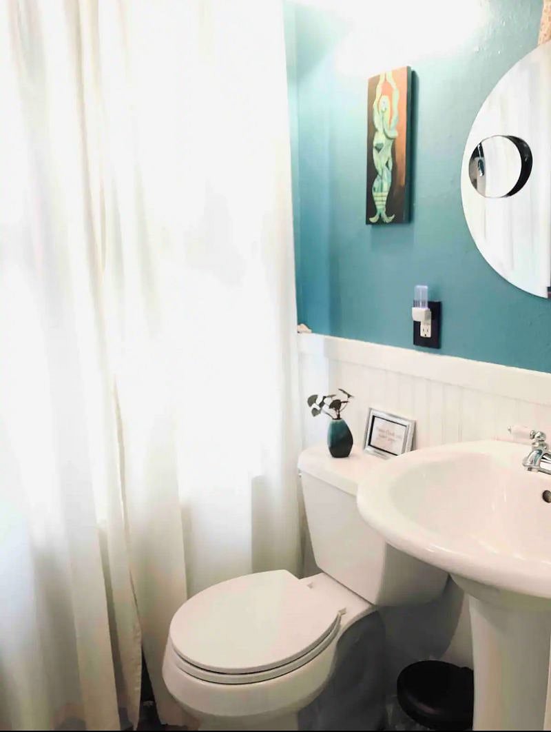 Mermaid Room ensuite bathroom , often available