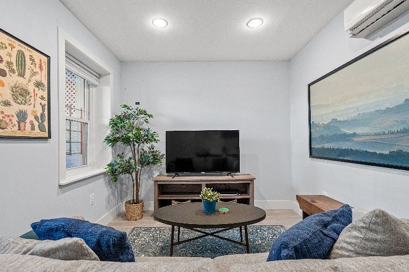 Living room with Smart TV