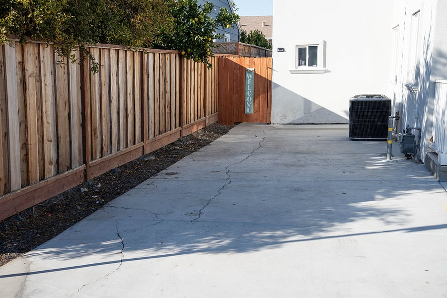 Designated driveway just for you (fits 2 cars front and back)
