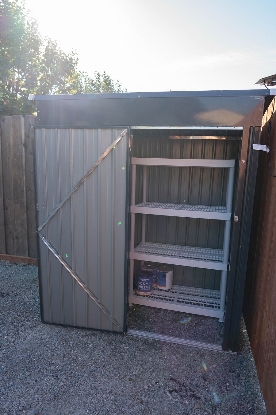 Extra outdoor storage!