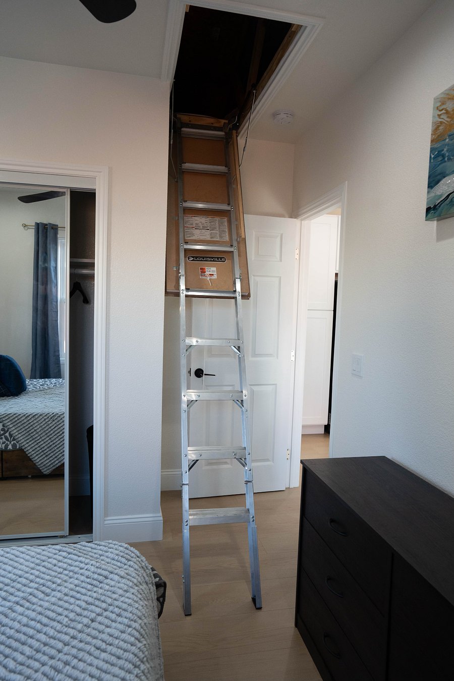 Extra attic storage space
