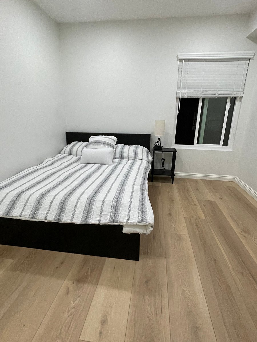 Second bedroom includes FULL size bed, nightstand and mirrored closet.