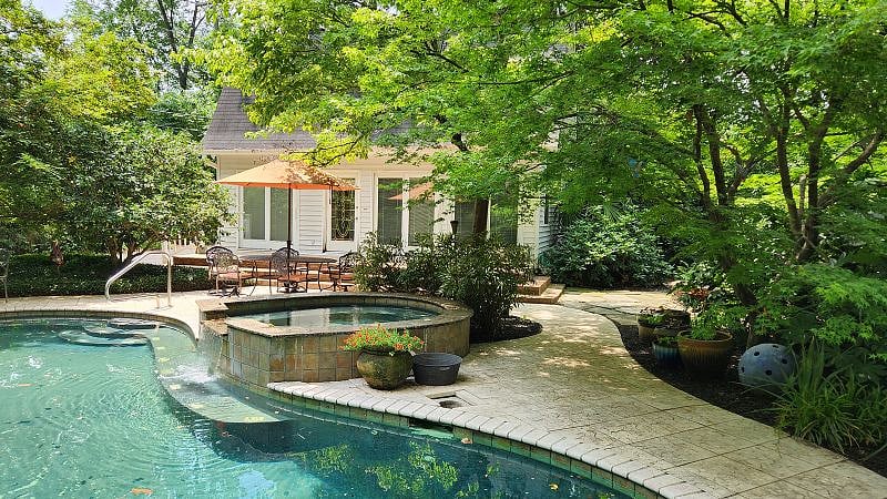 pool and hot tub