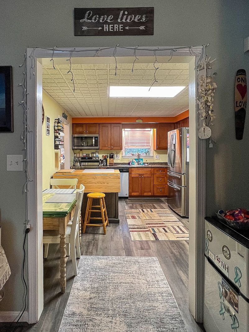 Kitchen view from the Living room