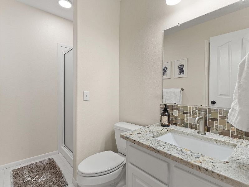 Main bath, also Jack & Jill with Bedroom #2