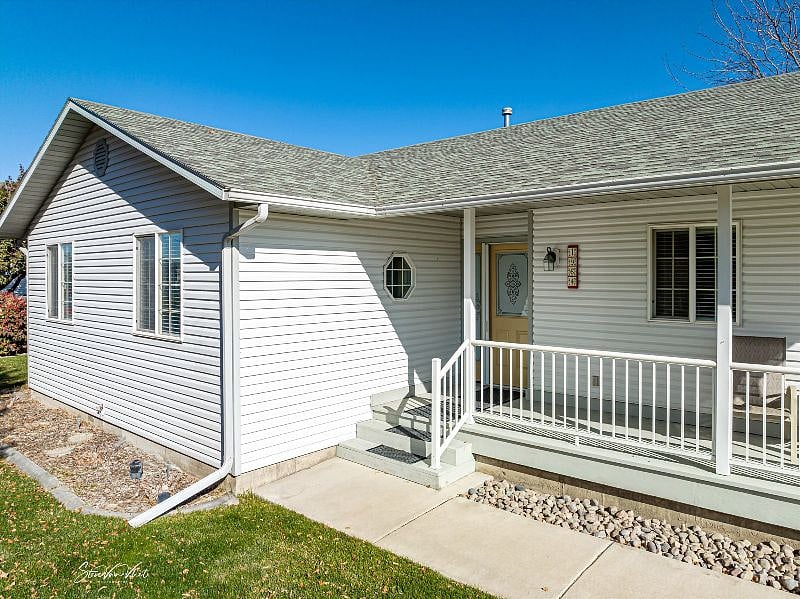 Front Exterior with Covered Porch