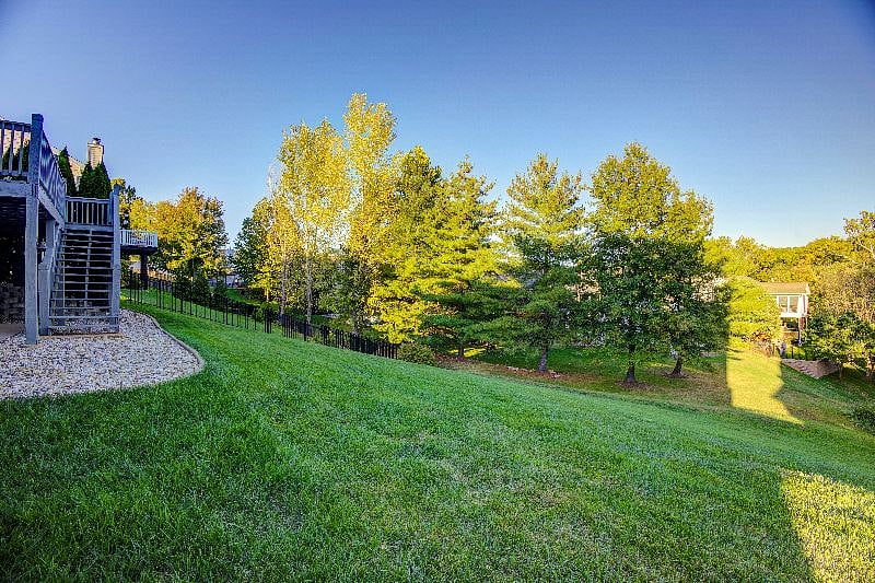 Beautiful backyard view