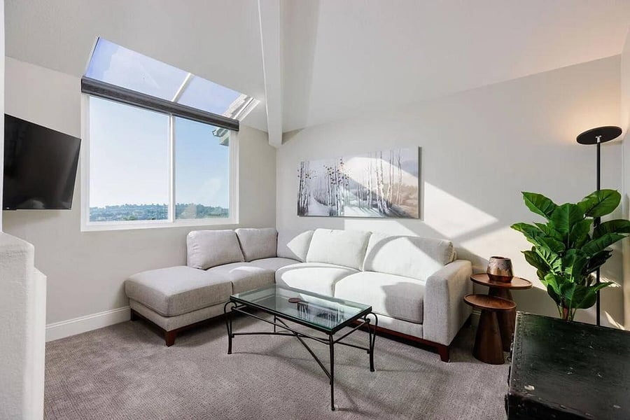 Recharge in this , private retreat area  of master suite with a book, movie, or just relaxing to a cozy fire over looking Lake Mission Viejo.