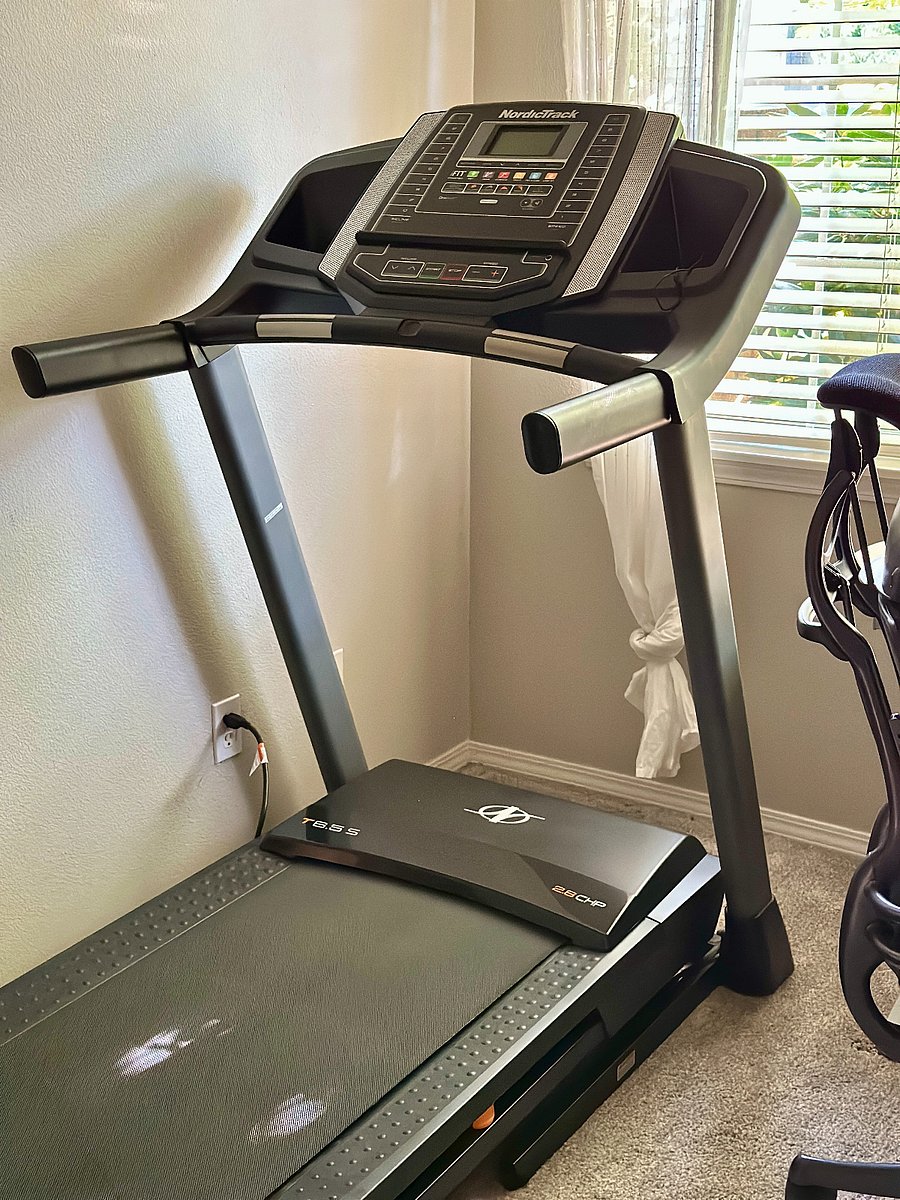 Nordic Track Treadmill in home office