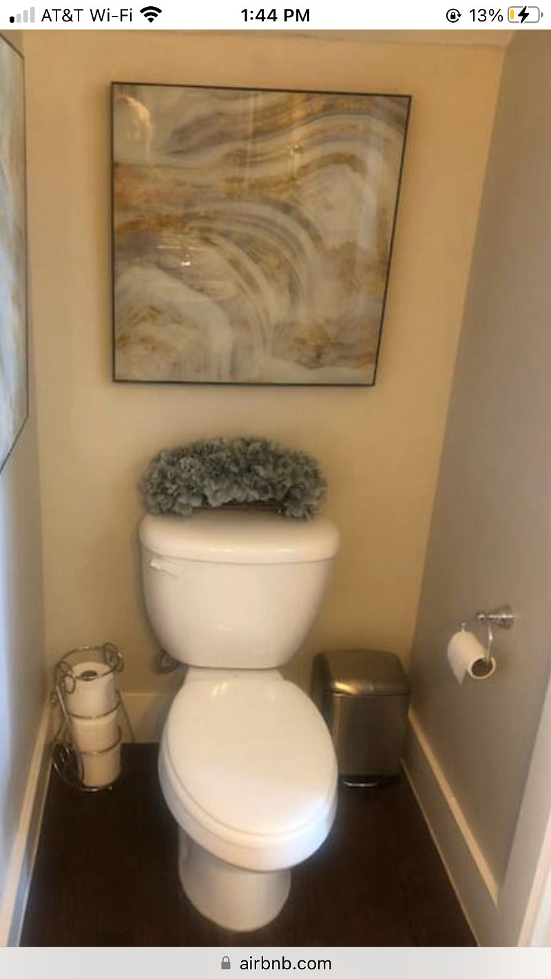 Downstairs half bath