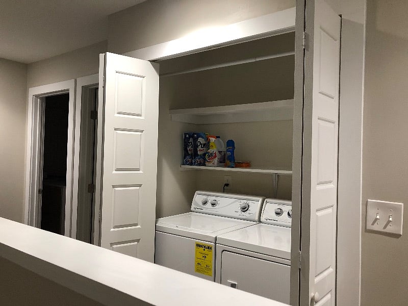Upstairs laundry