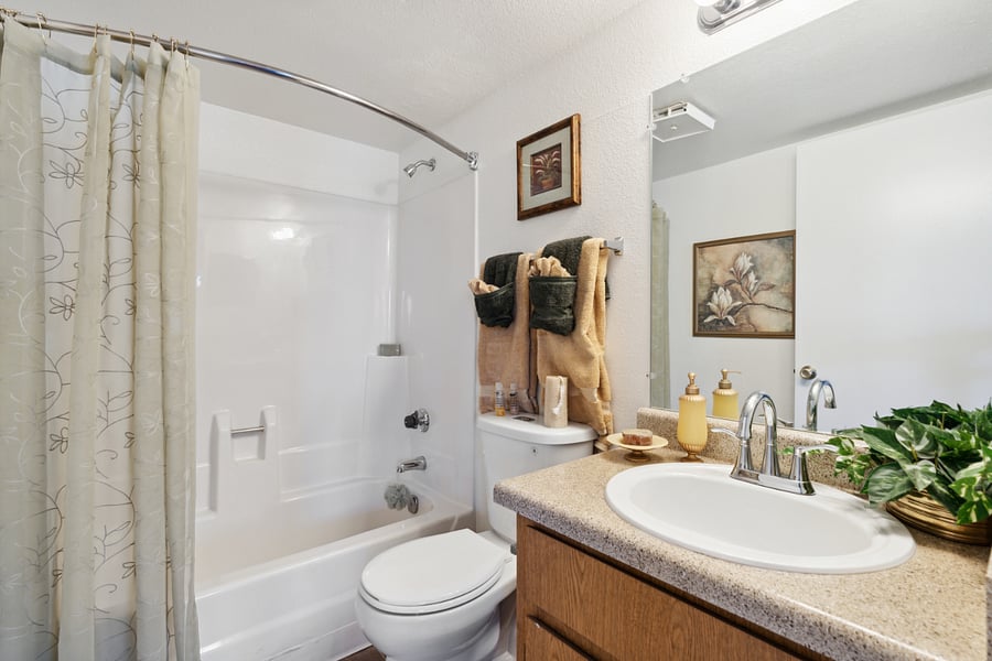 Model bathroom