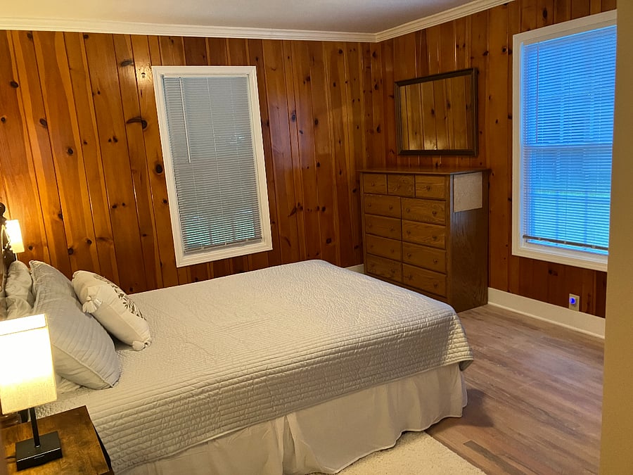 Queen Bed and Spacious Dresser