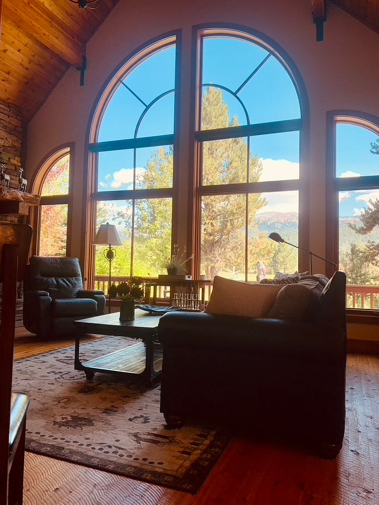 Living room view.