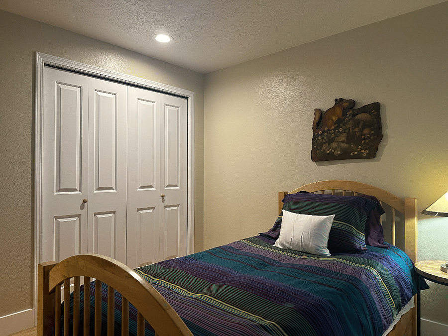 Upstairs Bedroom 4 - Twin Size Bed
