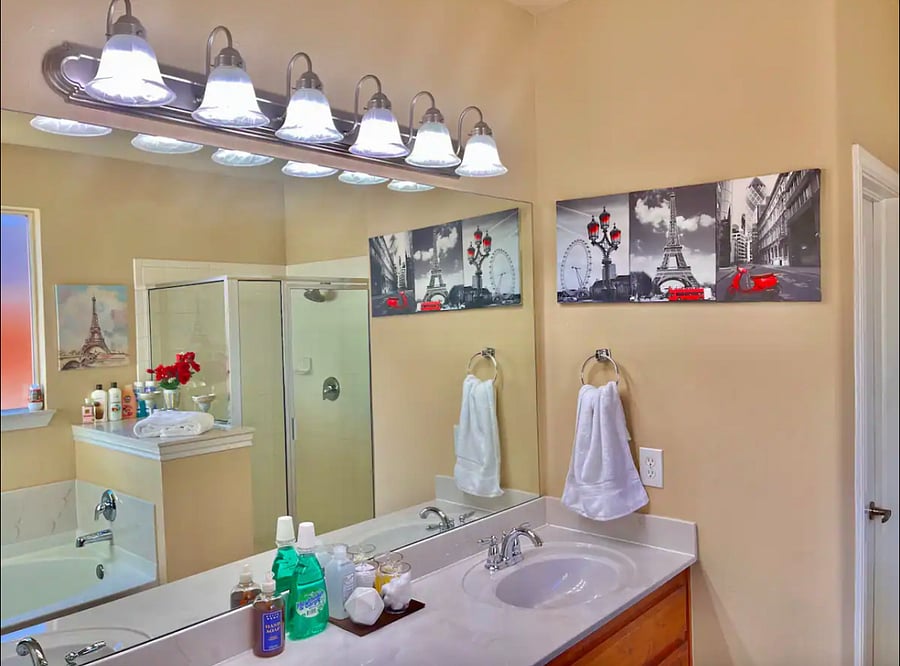 Master bathroom