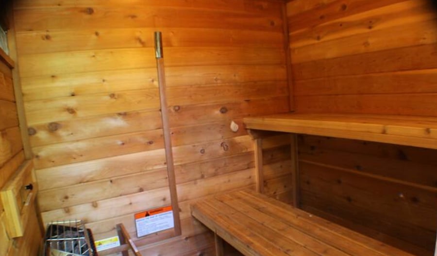 Electric Dry Sauna with all Cedar interior (Dry only, no steam)