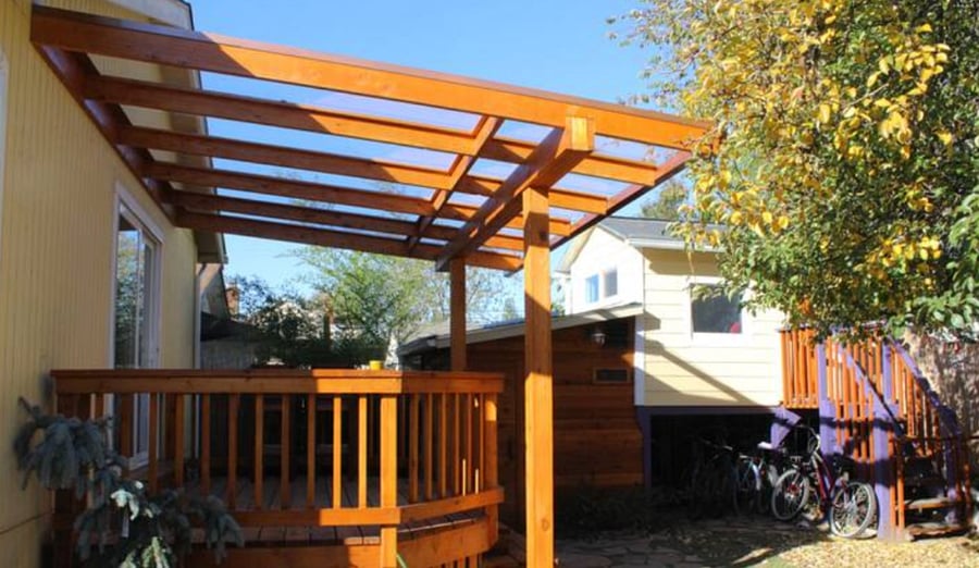 Exterior view of your deck