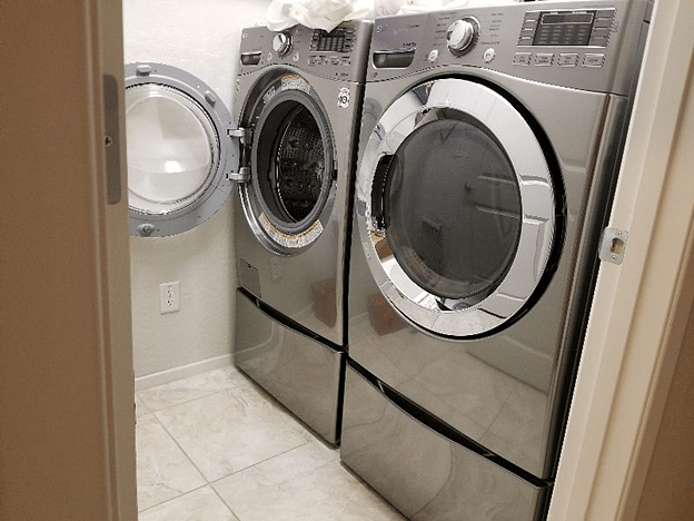 Full size washer and dryer at your disposal.