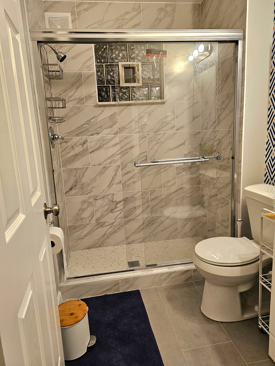 Relax with a nice hot shower.