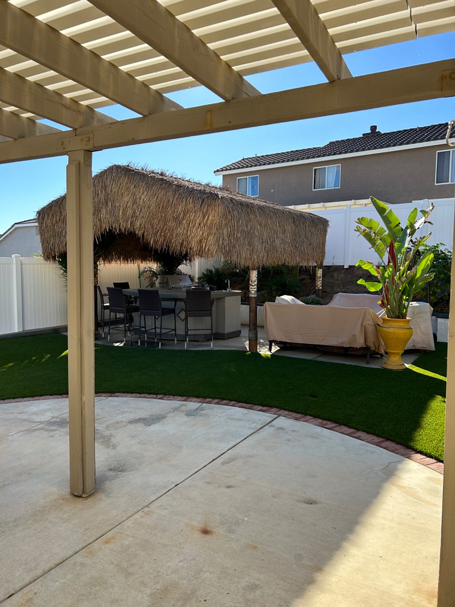 Access to BBQ pit