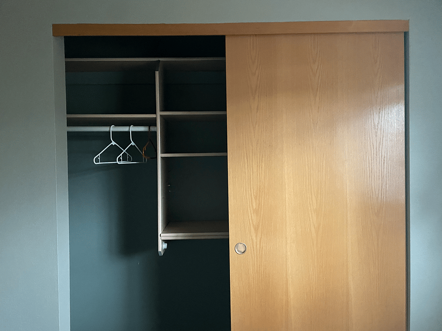 Spacious closet