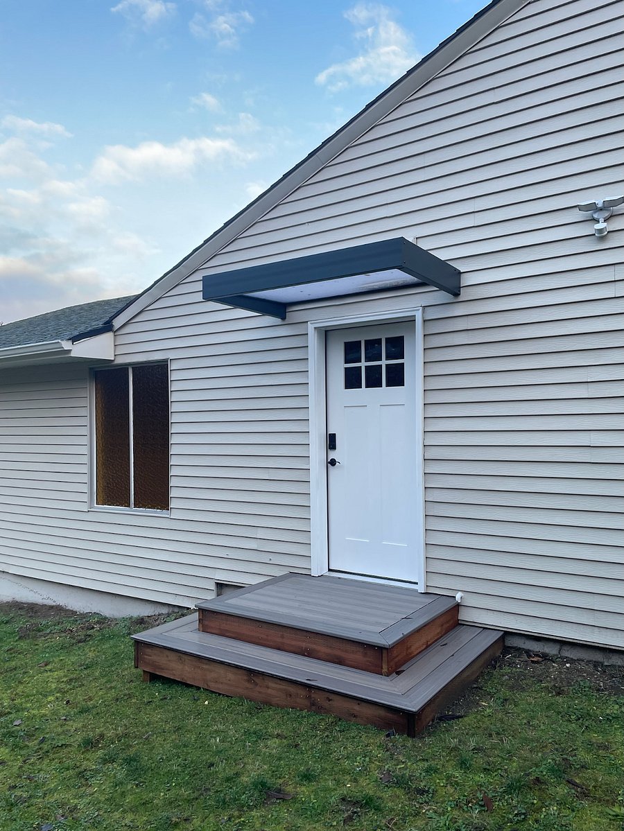 Side entrance