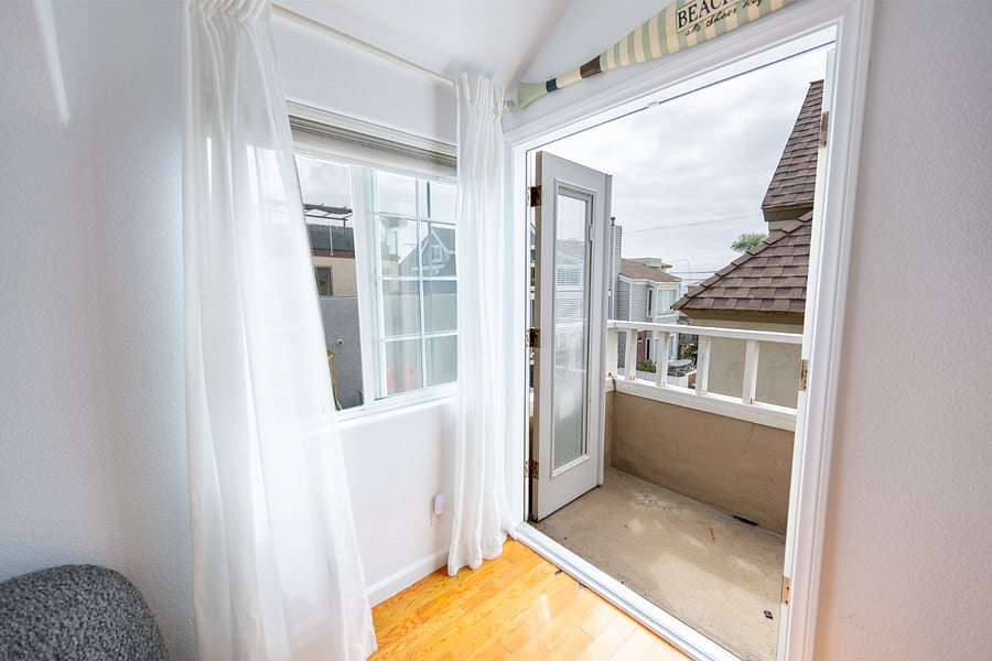 Master bedroom balcony