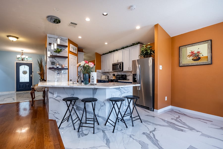 Modernized kitchen