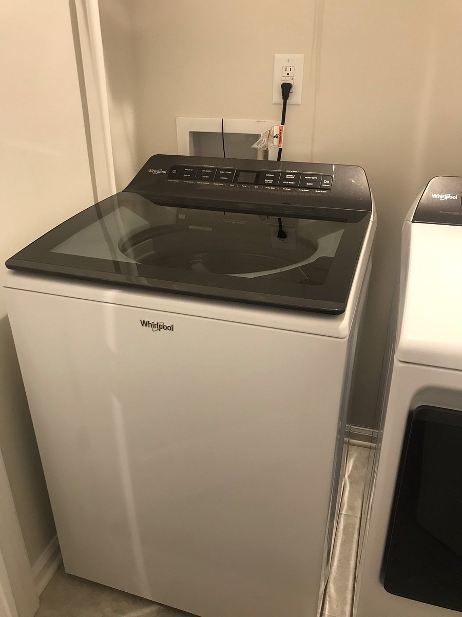 New washer and dryer