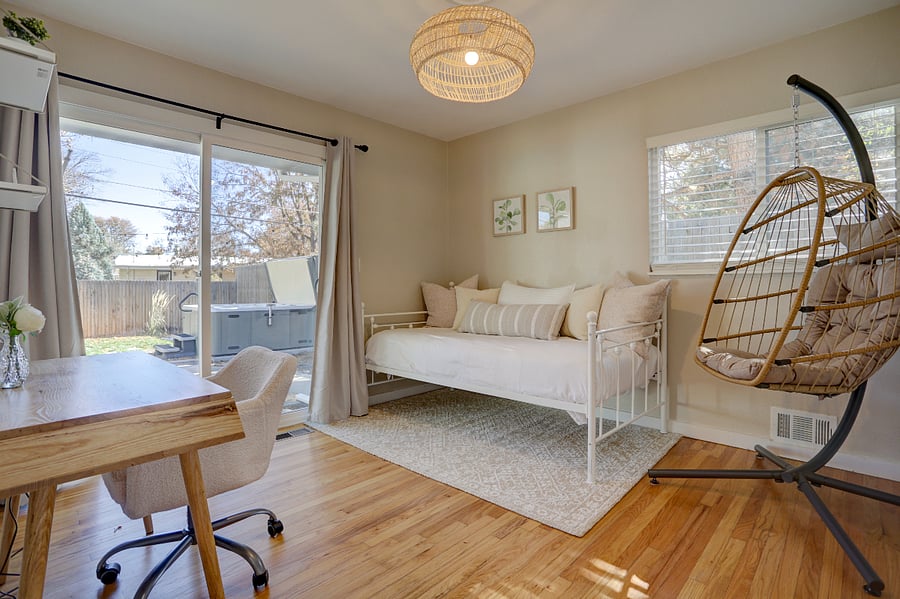 Twin Bedroom and Office