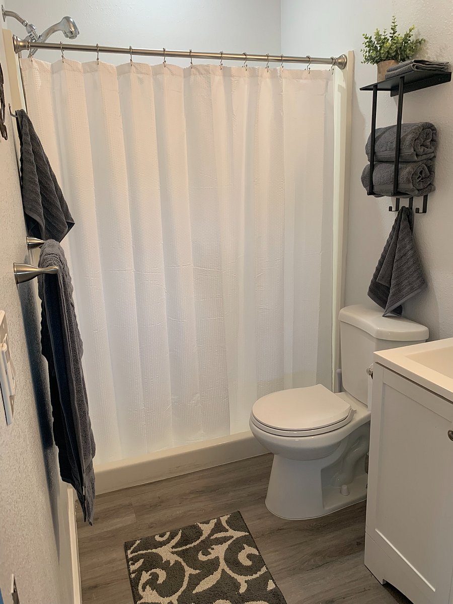 Bathroom with full size shower