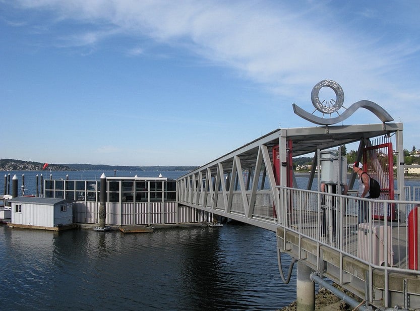 Port Orchard foot ferry dock to downtown Bremerton