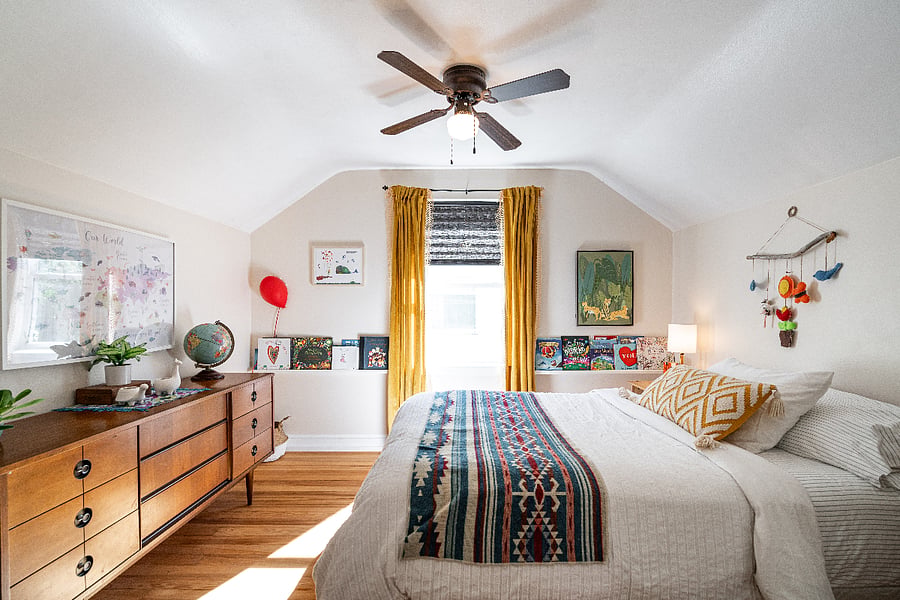 Full size bedroom second floor. 