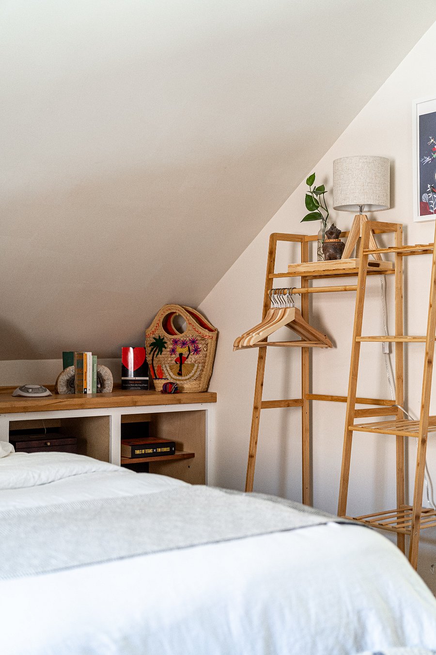 Clothes rack. 