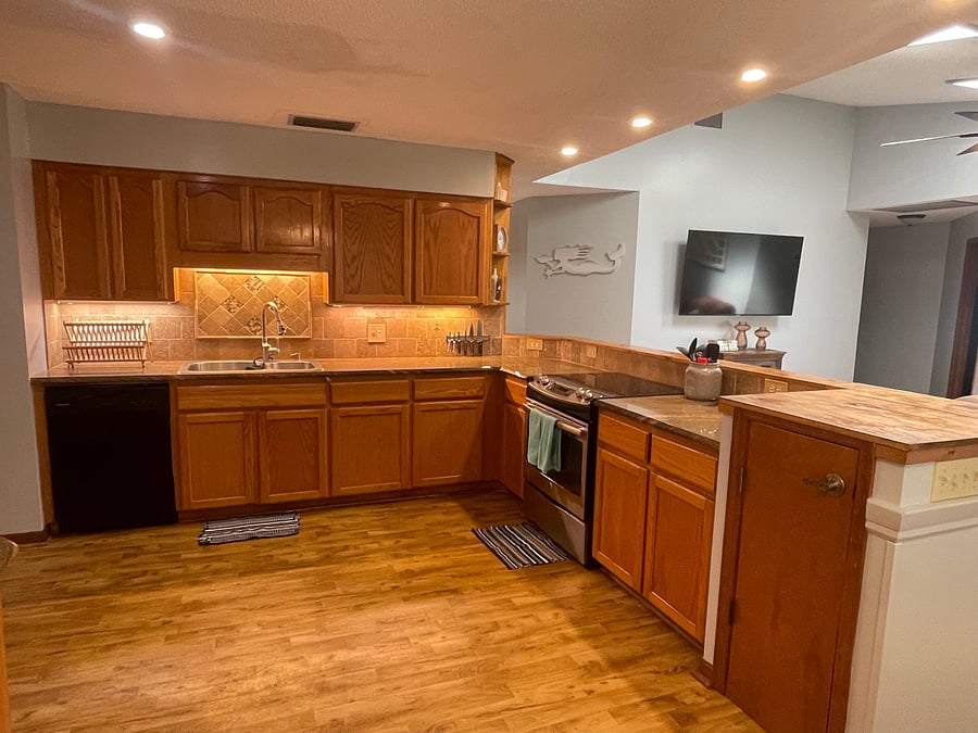The Kitchen is big and open, and sits in the heart of the home